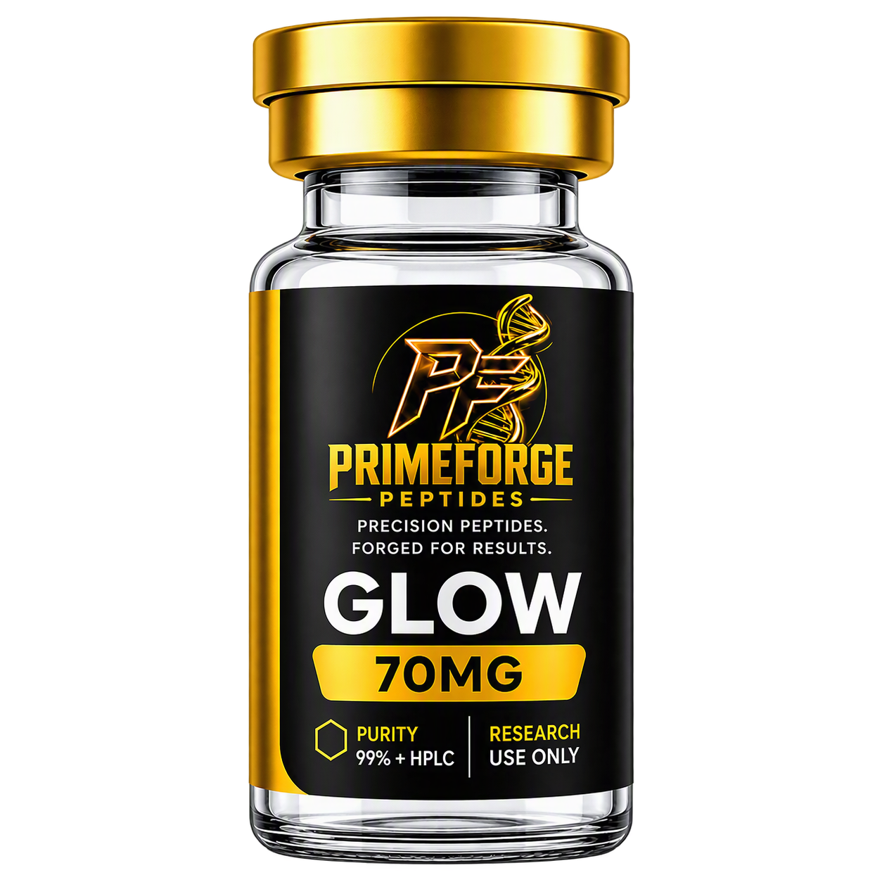 PrimeForge Glow 70mg product vial